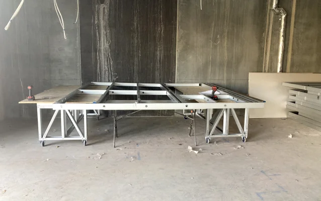 Onsite built table