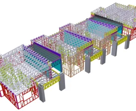 Design and installation of the first-floor walls and trusses to a 24-unit apartment block.